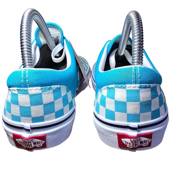 Brand New Vintage Vans Blue Checkerboard with Box Youth/Mens 6.5, Womens Size 8 - Picture 4 of 7